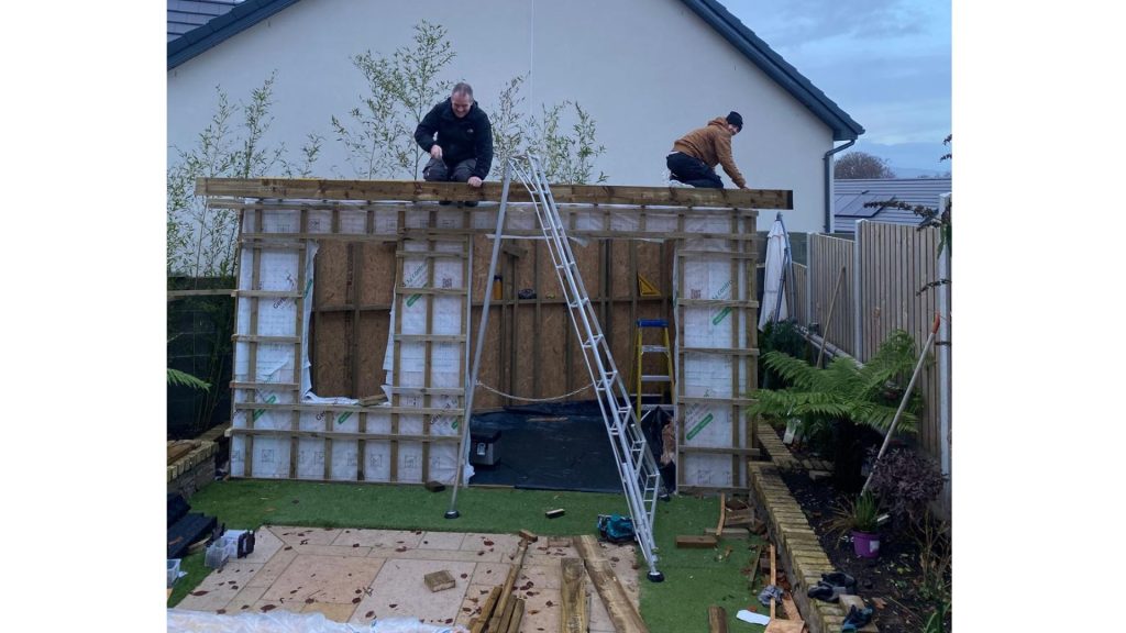 Peter and Peter jnr working together