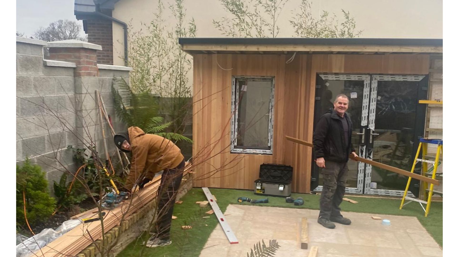 Red cedar cladding